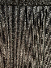 Fekete Üveggyöngy Bojtok - 40 cm hosszú